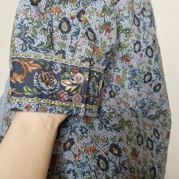 Vintage Boho Cottagecore Floral Prairie Skirt Set - Picture 5 of 9